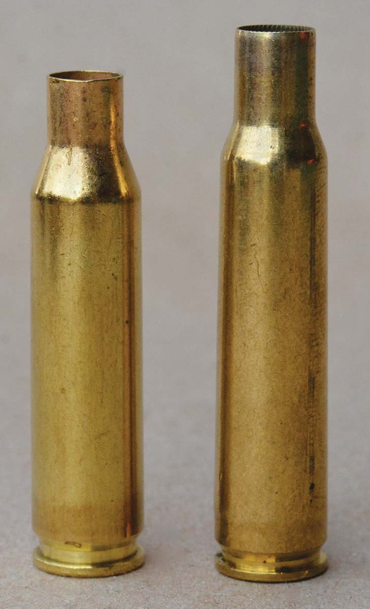When the 7mm-08 Remington was introduced it was really a modernized version of the 7x57, but it could be housed in a short action rifle.